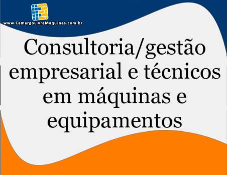 Consultoria tcnica para compra e venda de equipamentos novos e usados