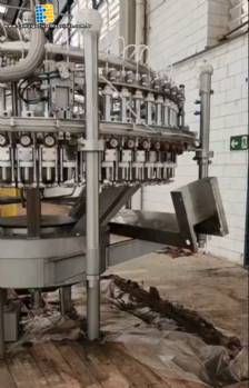 Envasadora rinser tampadora rotativa para produtos carbonatados 40 60 8 CFT