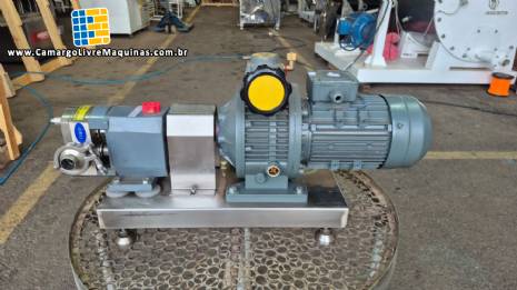 Bomba de l�bulos sanit�ria em a�o inox ZH SS304