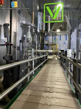 Envasadora rotativa bombonas gal�es de 1 � 5 litros Vinox Zegla com retrofit